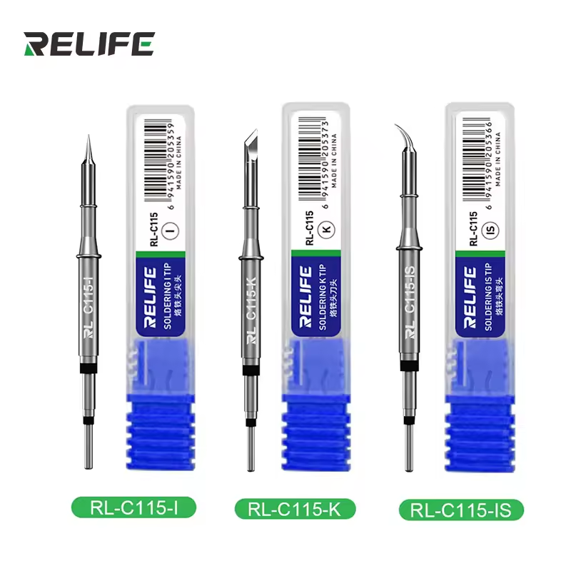 C115 Nano Soldering Iron Station - RELIFE C115-K/I/IS Nano-niveau universel T115 poignée