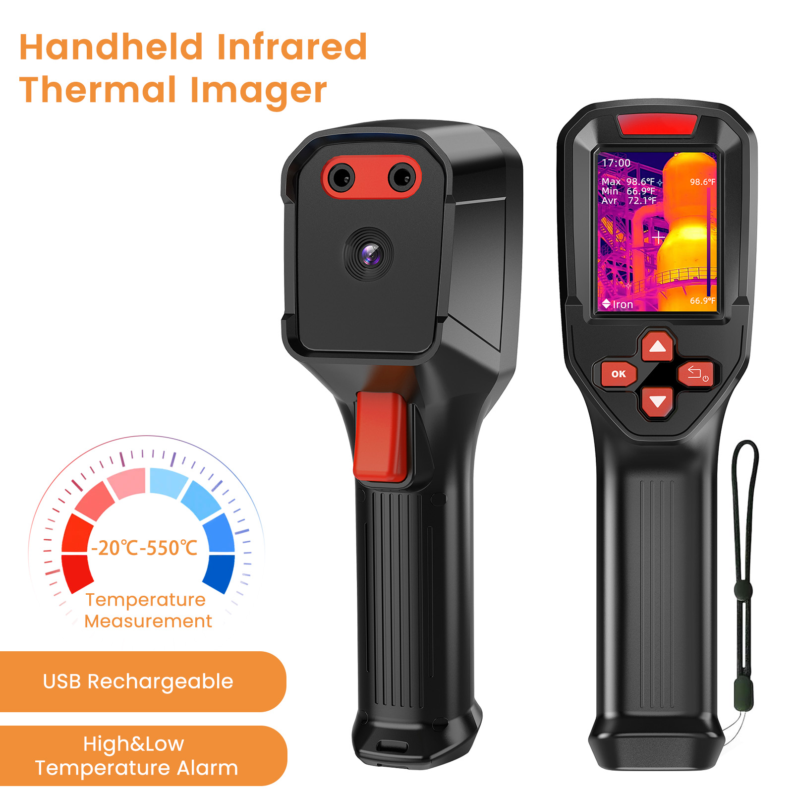 Thermal Imaging Camera Pcb Repair - Caméra thermique rechargeable par USB HD