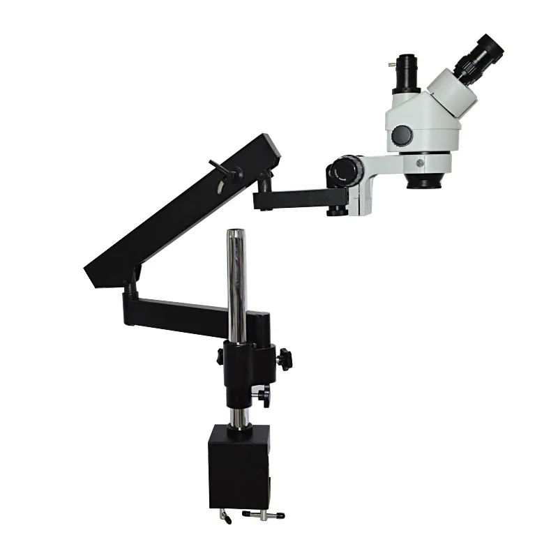 Microscope stéréoscopique trin - Articulating Arm Boom Stand Microscope avis et prix