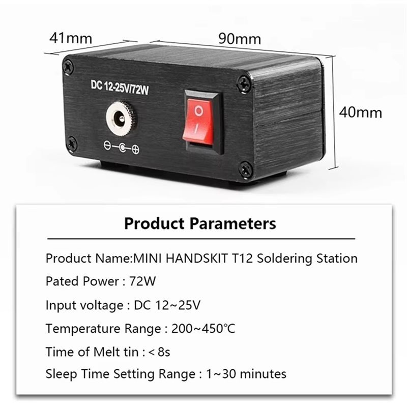 Station de soudage AB11-T12 po - T12 Soldering Station Oled avis et prix