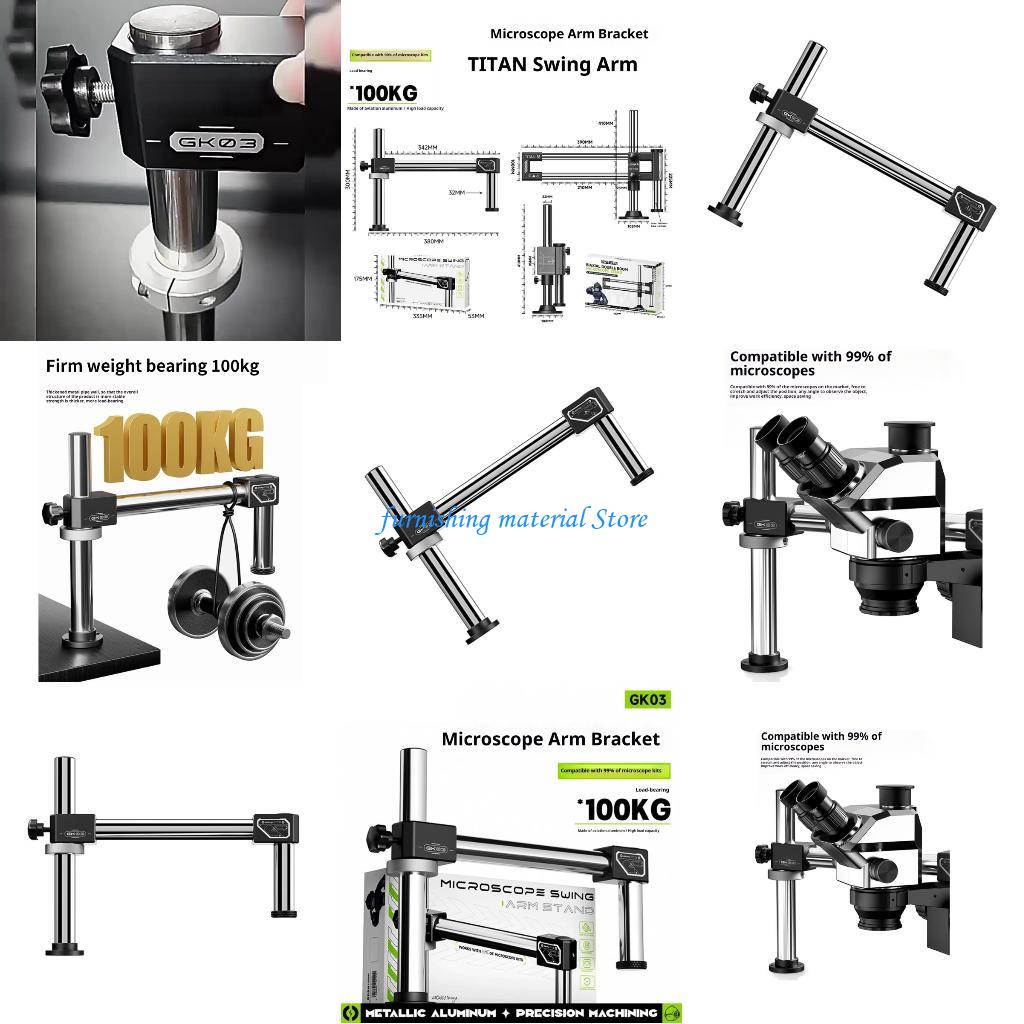 Y5GD – support flèche à Double - Articulating Arm Boom Stand Microscope avis et prix
