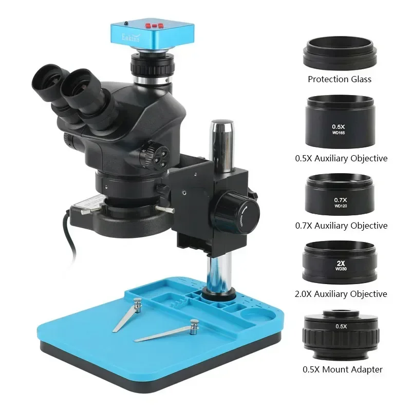 Microscope trinoculaire stéréo - Simul-Focal Industrial Microscope 4K Hdmi avis et prix