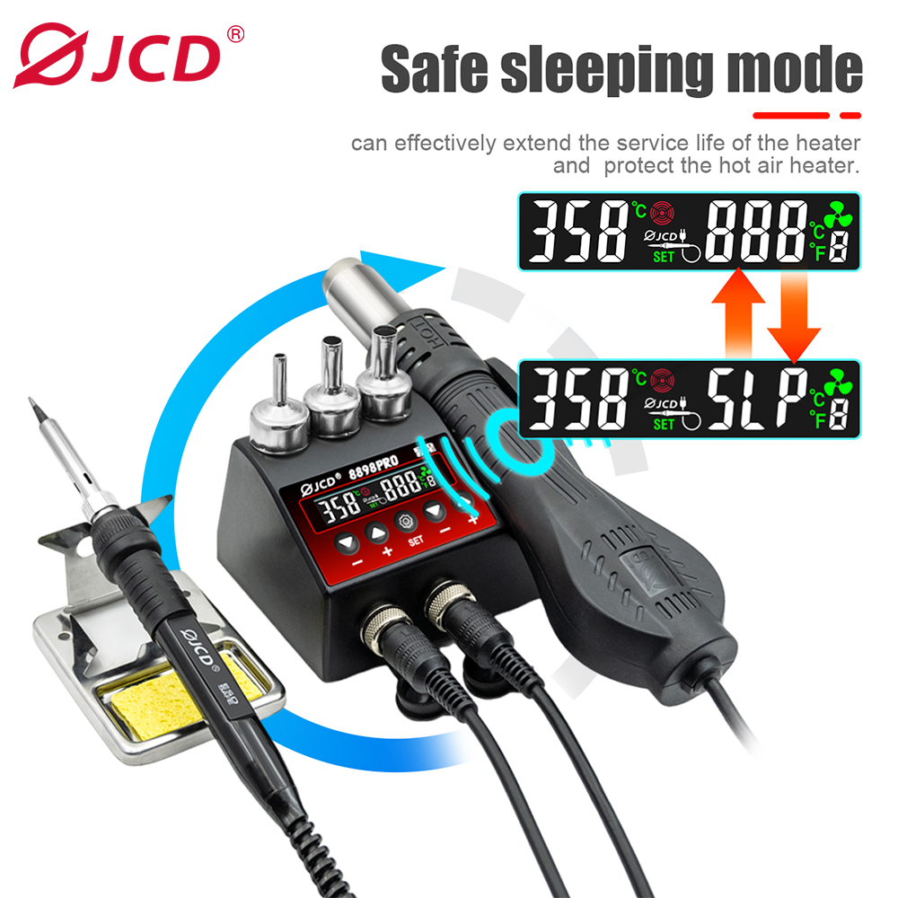 JCD-Station de Soudage 2 en 1  - 2 In 1 Soldering Rework Station 750W avis et prix